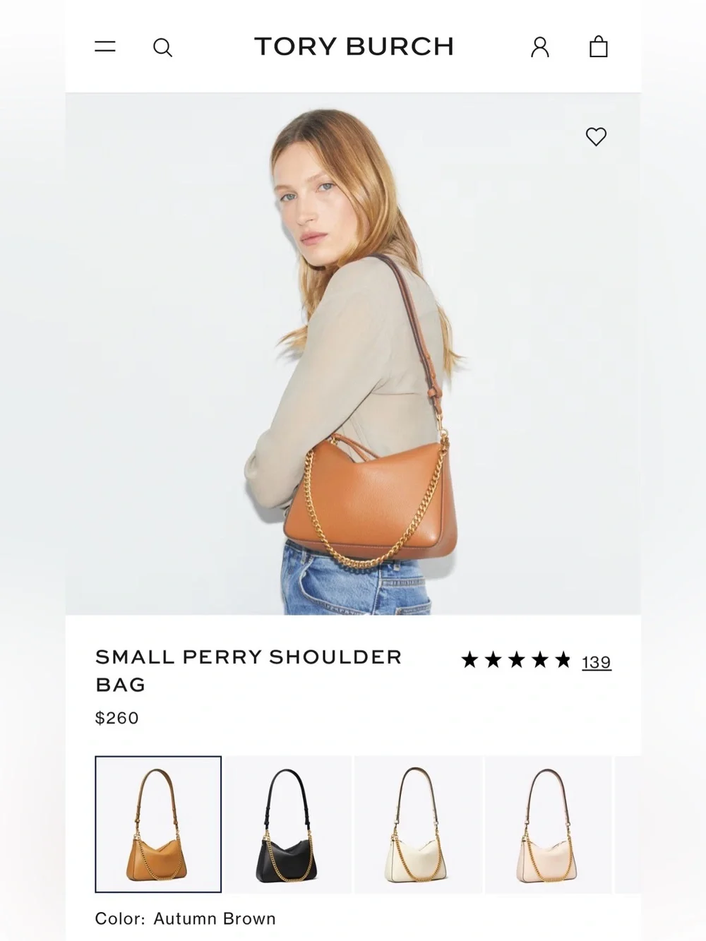 Tory Burch- small Perry shoulder bag